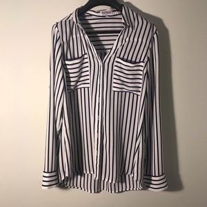 Button down dress top